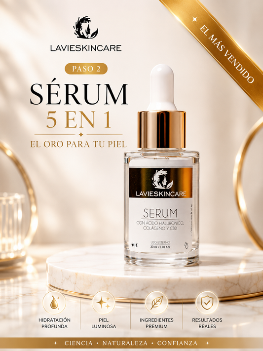 El Oro para tu Piel · Serum 5 en 1